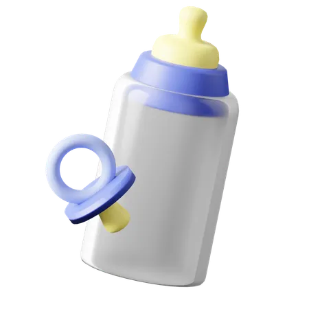 哺乳瓶  3D Icon