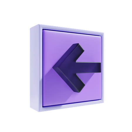 Back Arrow  3D Icon