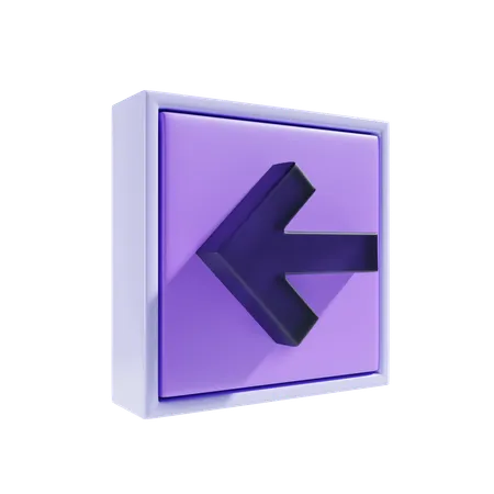 Back Arrow  3D Icon