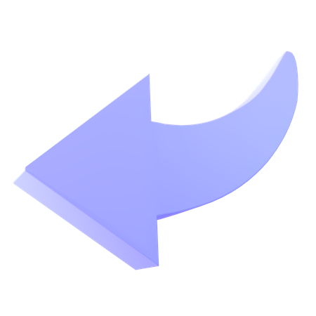 Back Arrow  3D Icon