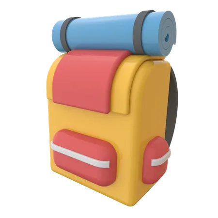 Backpack  3D Illustration