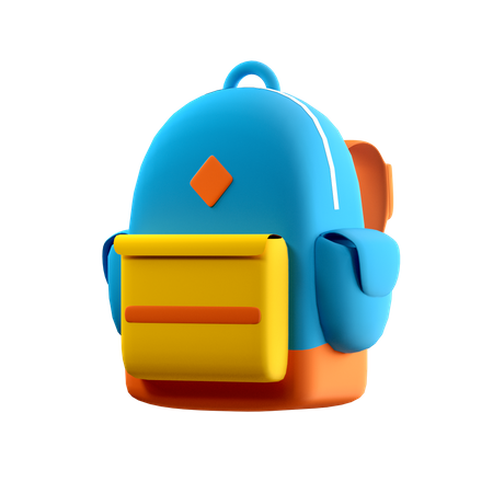 Backpack  3D Illustration