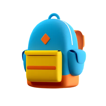 Backpack  3D Illustration