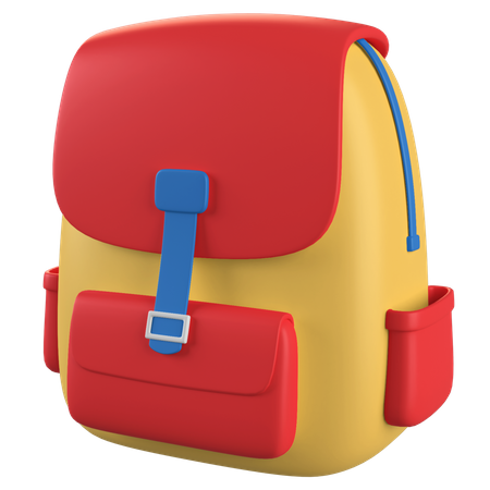 Backpack  3D Illustration