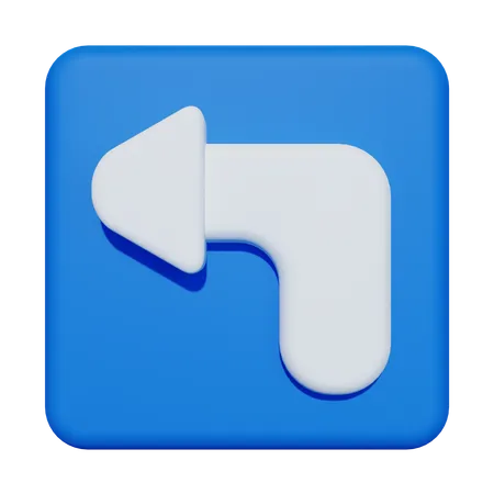 Backward  3D Icon