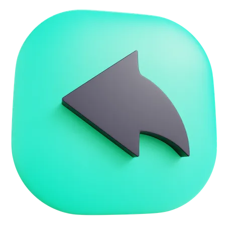 Backward  3D Icon