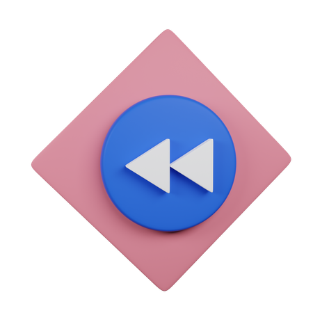 Backword  3D Icon