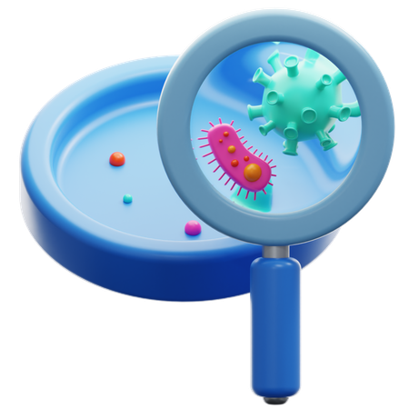 Bacteria  3D Icon