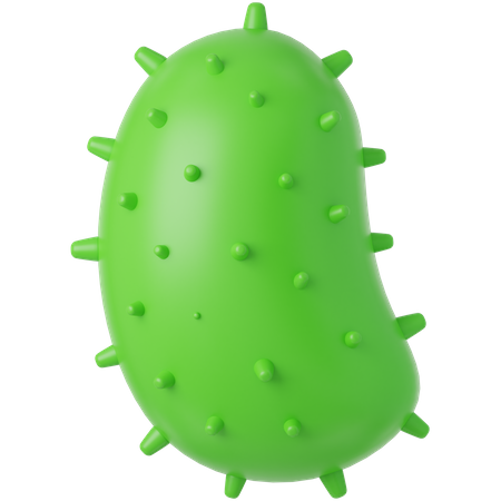 Bacteria  3D Icon