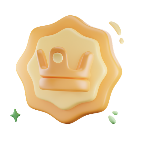 Badge  3D Icon