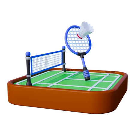 Badminton  3D Icon