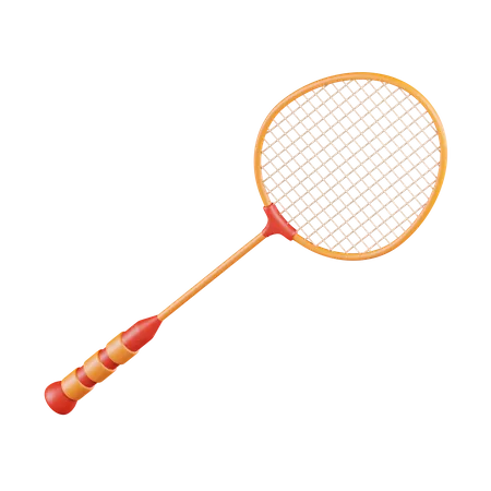 Badminton Racket  3D Icon