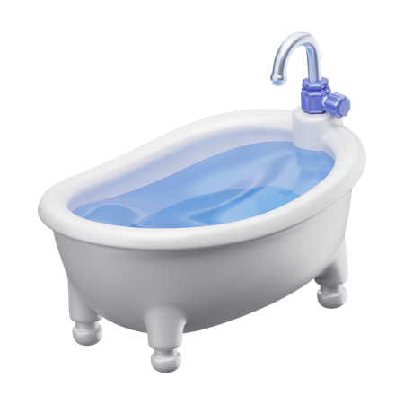 Baignoire  3D Icon