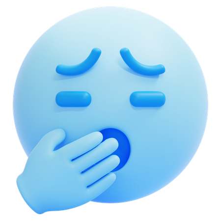 Bâiller emoji  3D Icon