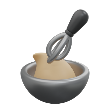 Baking Beater Dough  3D Icon