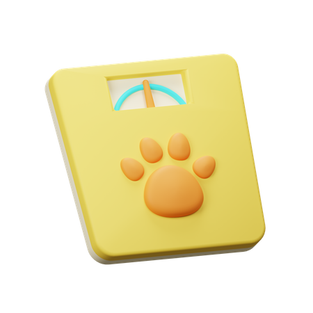 Balança para animais de estimação  3D Icon