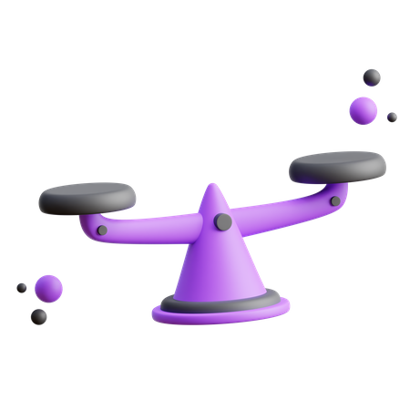 Balance Scale  3D Icon