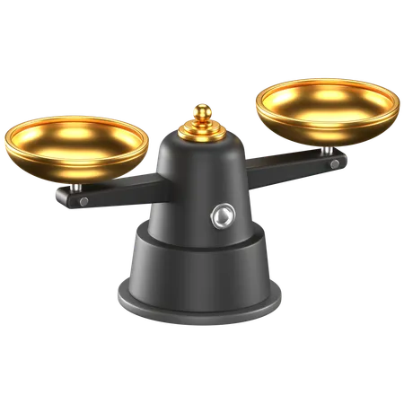 Balance Scale  3D Icon