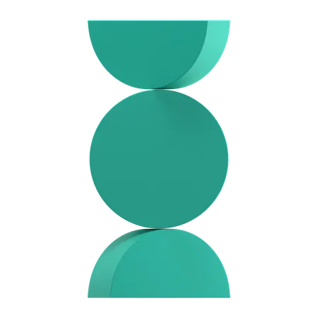 Balance shapes  3D Icon