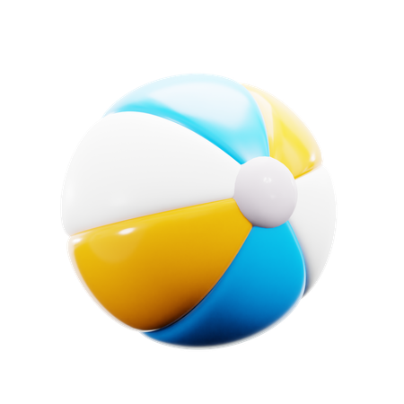 Ball Beach  3D Icon