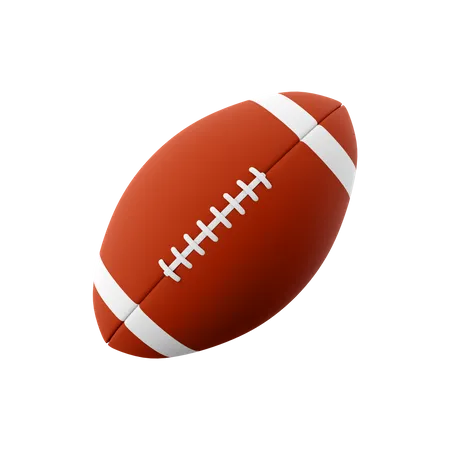 Ballon de rugby  3D Icon