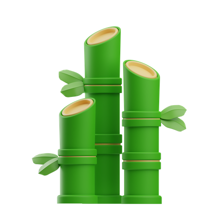 Bambú  3D Icon