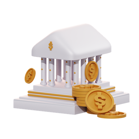 Banco  3D Illustration