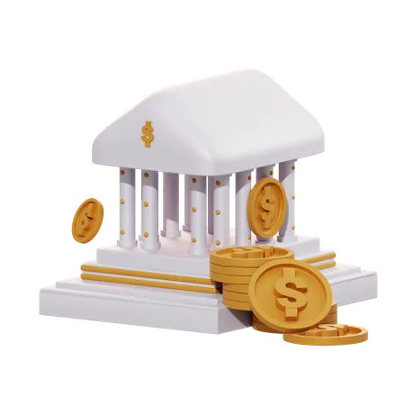 Banco  3D Illustration