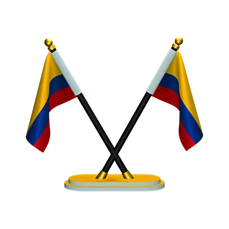 Bandera de colombia  3D Icon