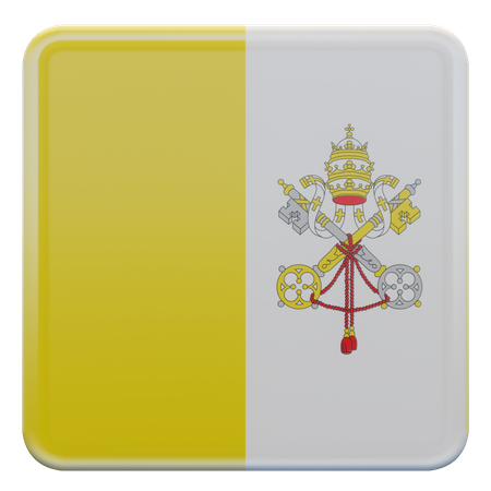 Bandera de la ciudad del vaticano  3D Flag