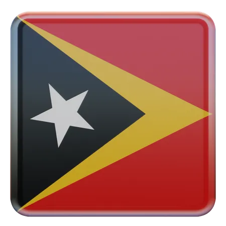 Bandera de timor oriental  3D Flag