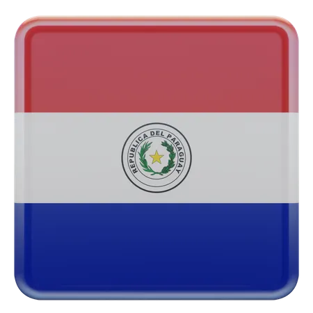 Bandera paraguaya  3D Flag