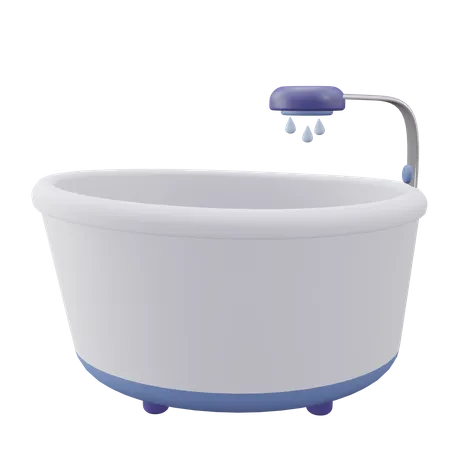 Bañera  3D Icon