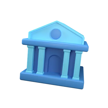 Bank  3D Icon