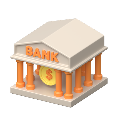 Bank  3D Icon