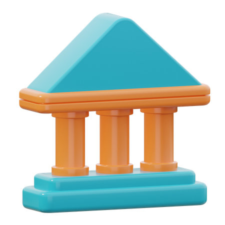 Bank  3D Icon