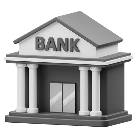 Bank  3D Icon