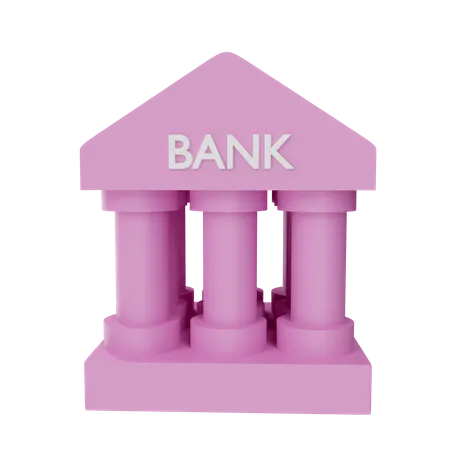 Bank  3D Illustration