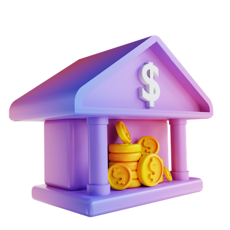 Bank  3D Illustration