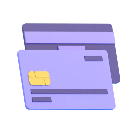 Bank Card  3D Illustration