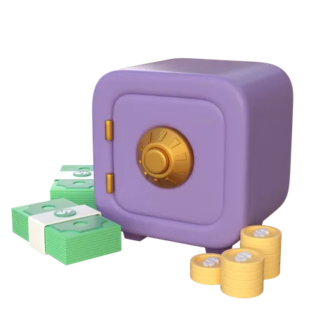 Bank Locker  3D Icon