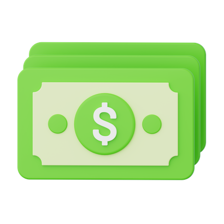 Banknotes  3D Icon