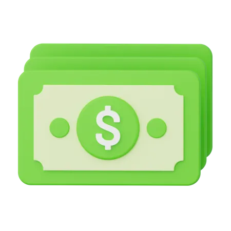 Banknotes  3D Icon