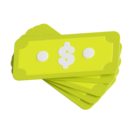 Banknotes  3D Icon