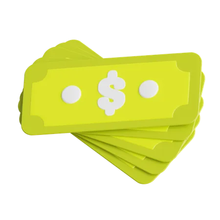 Banknotes  3D Icon