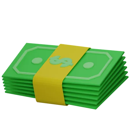 Banknotes  3D Illustration