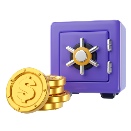 Bank Tresor  3D Icon