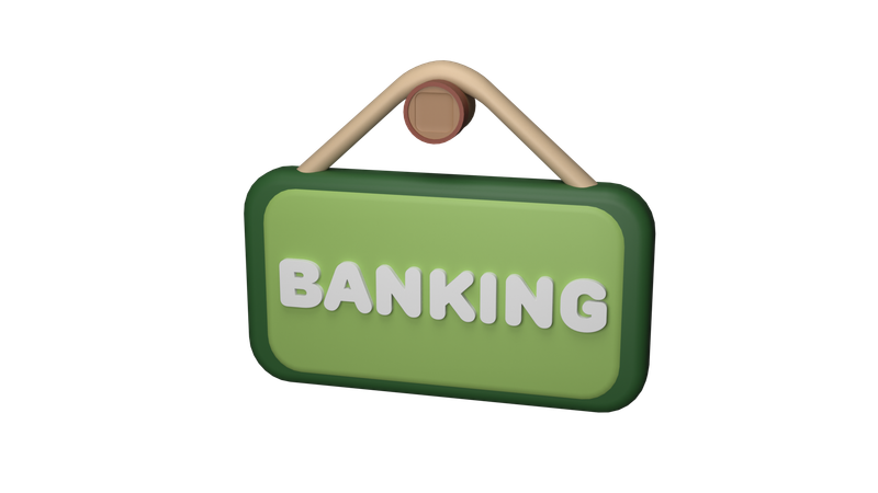 Bankwesen  3D Icon