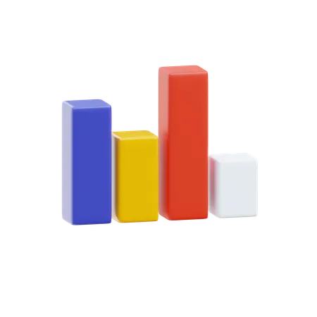 Bar Chart  3D Icon