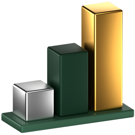 Bar Chart  3D Icon